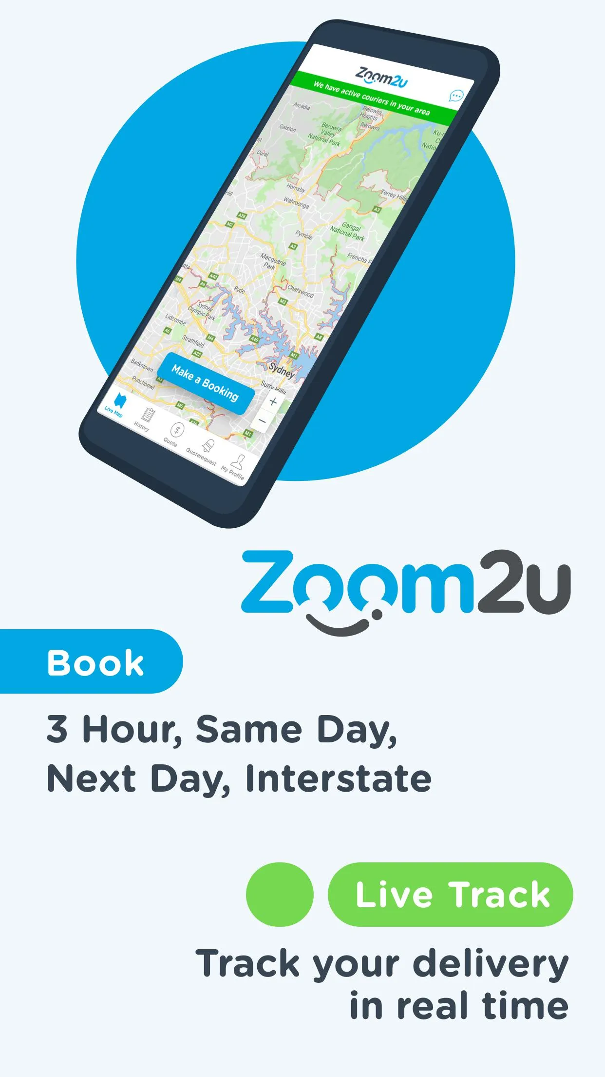 Express Courier - Zoom2u | Indus Appstore | Screenshot