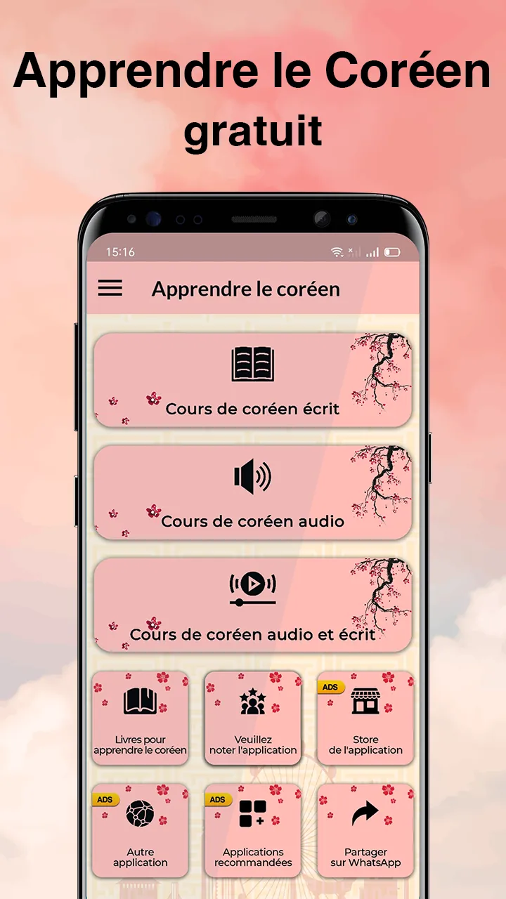 Apprendre le coréen facilement | Indus Appstore | Screenshot