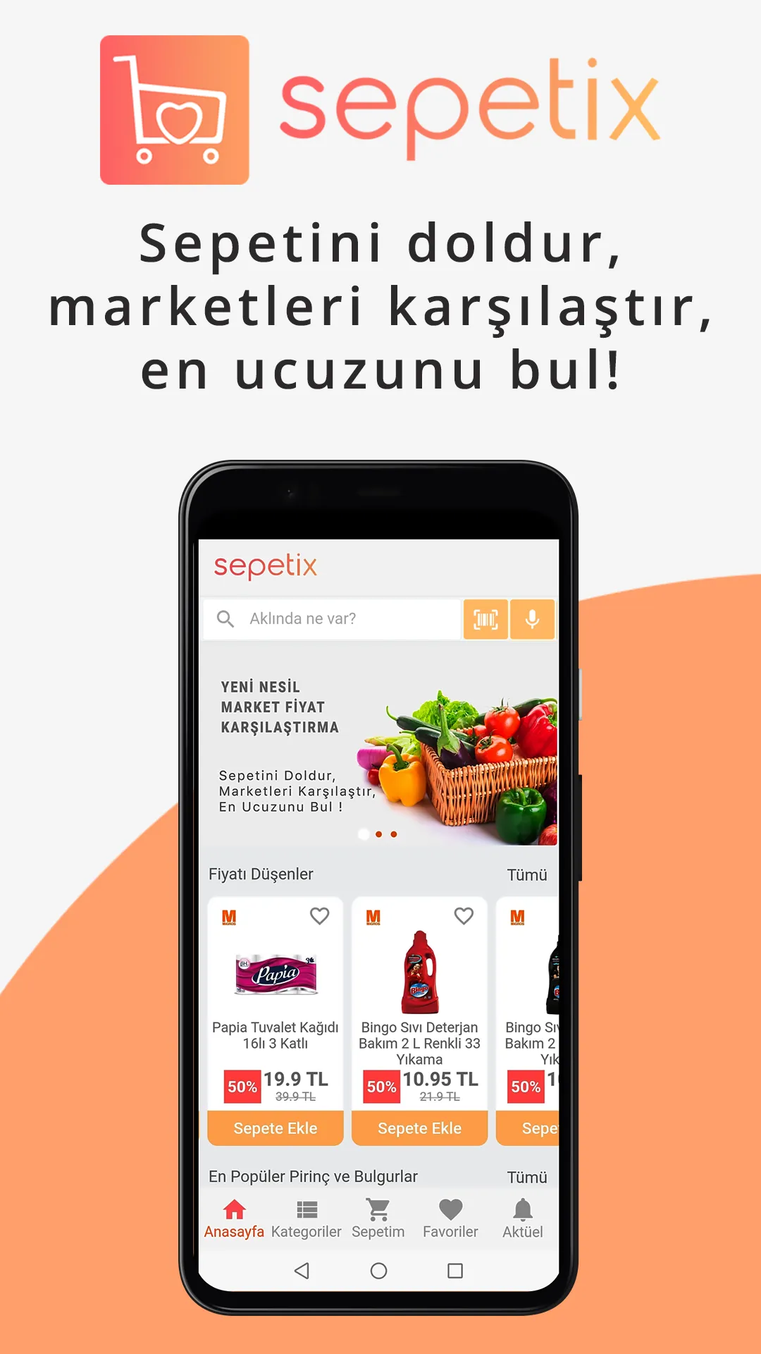 Sepetix - Fiyat Karşılaştırma | Indus Appstore | Screenshot