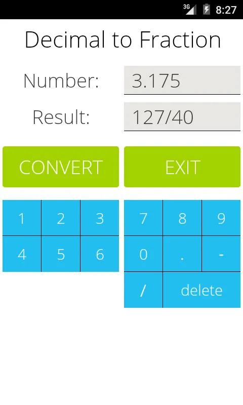 Decimal to Fraction | Indus Appstore | Screenshot