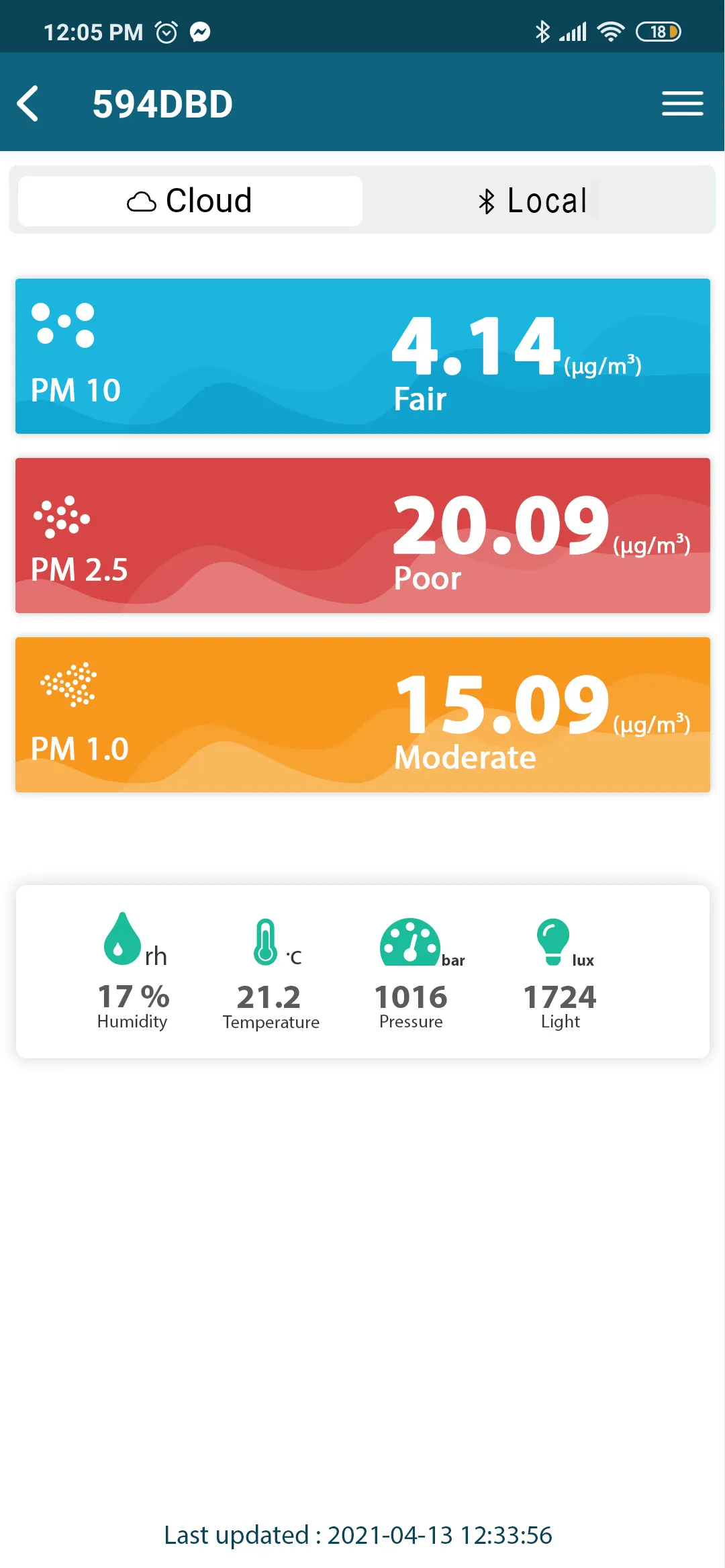 Hibou Air Quality | Indus Appstore | Screenshot