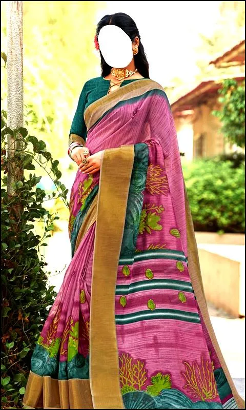 Women Fashion Saree Photo Suit | Indus Appstore | Screenshot