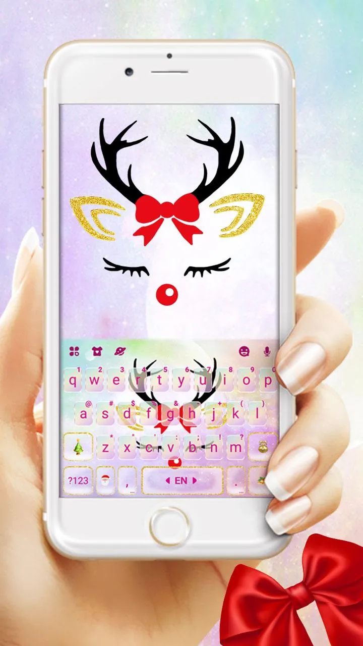 Christmas Reindeer Keyboard Th | Indus Appstore | Screenshot