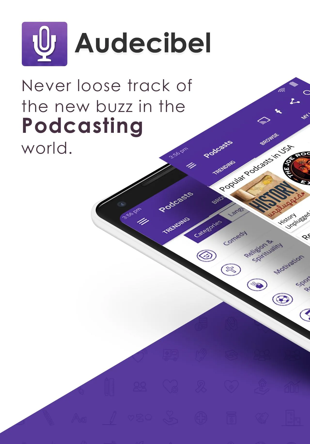 Audecibel: Podcasts Player | Indus Appstore | Screenshot