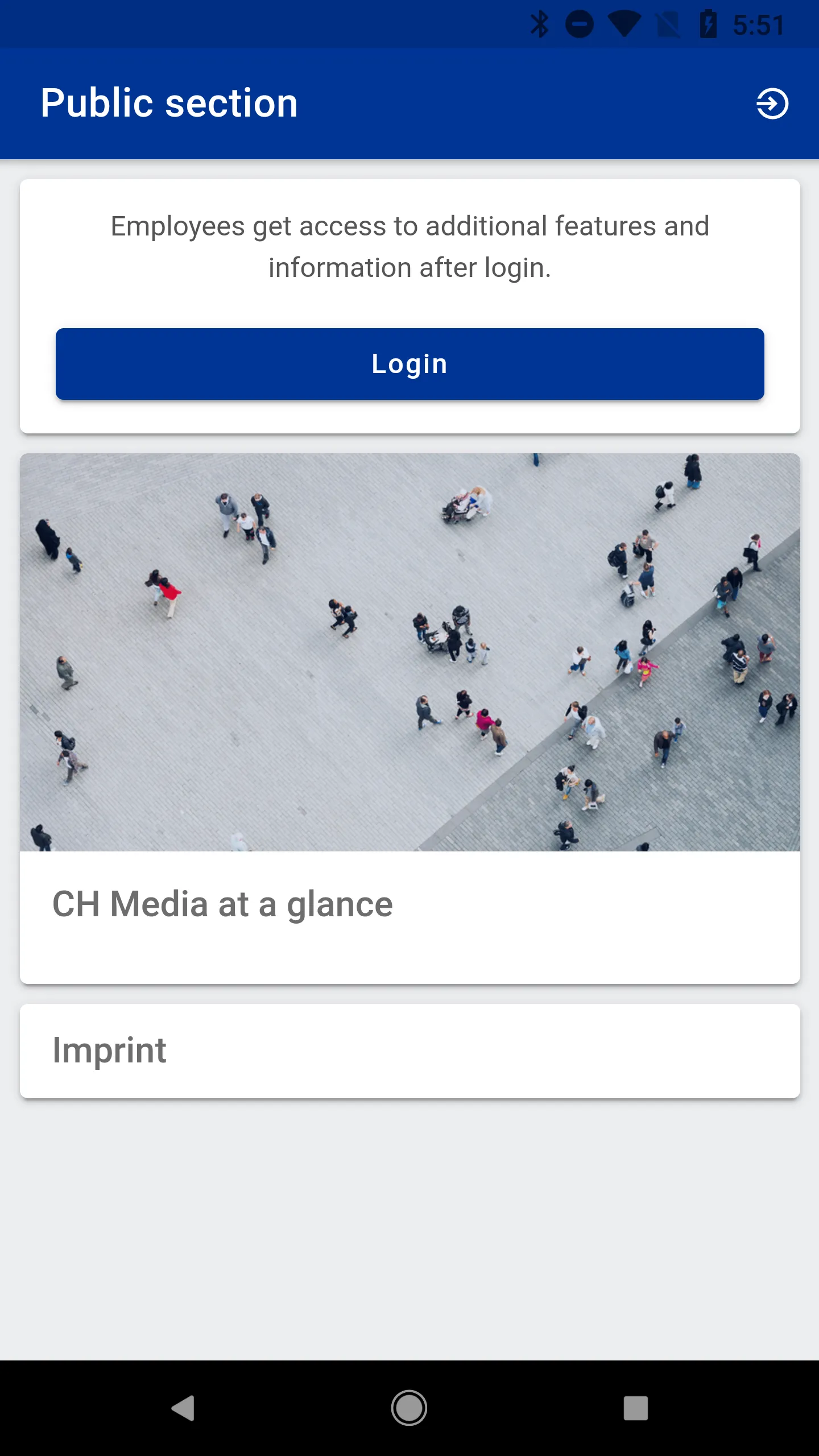 CH Media Intranet | Indus Appstore | Screenshot