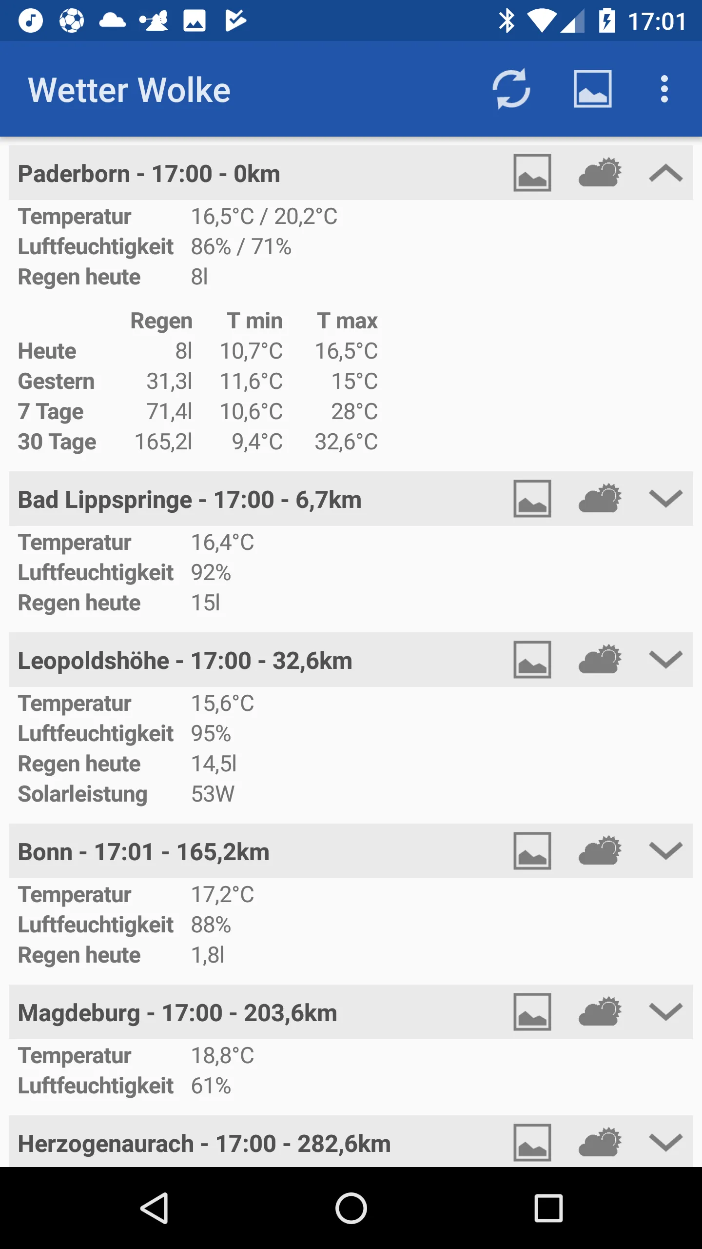 Wetter Wolke | Indus Appstore | Screenshot