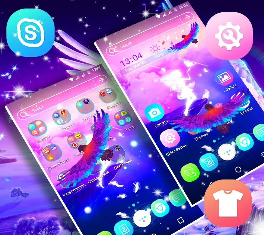 Angel Launcher Theme | Indus Appstore | Screenshot