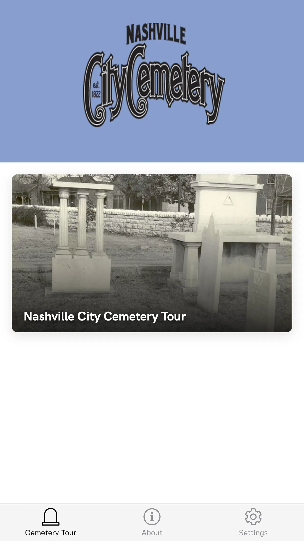 Nashville City Cemetery Tour | Indus Appstore | Screenshot