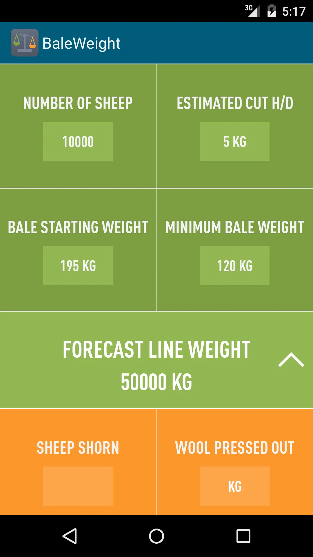 Bale Weight Calculator by AWEX | Indus Appstore | Screenshot