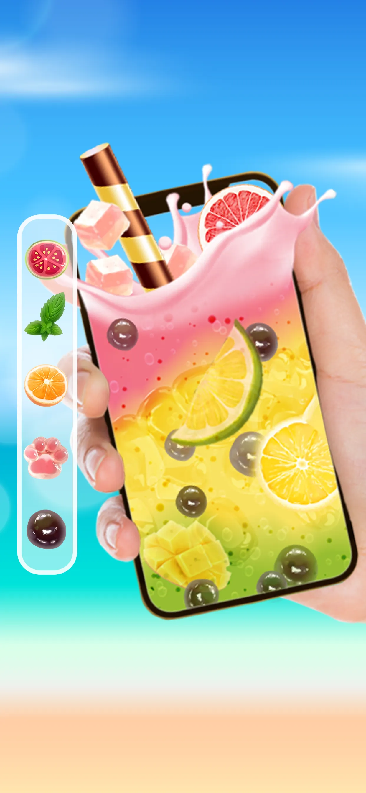 DIY Boba Tea Drink Game | Indus Appstore | Screenshot