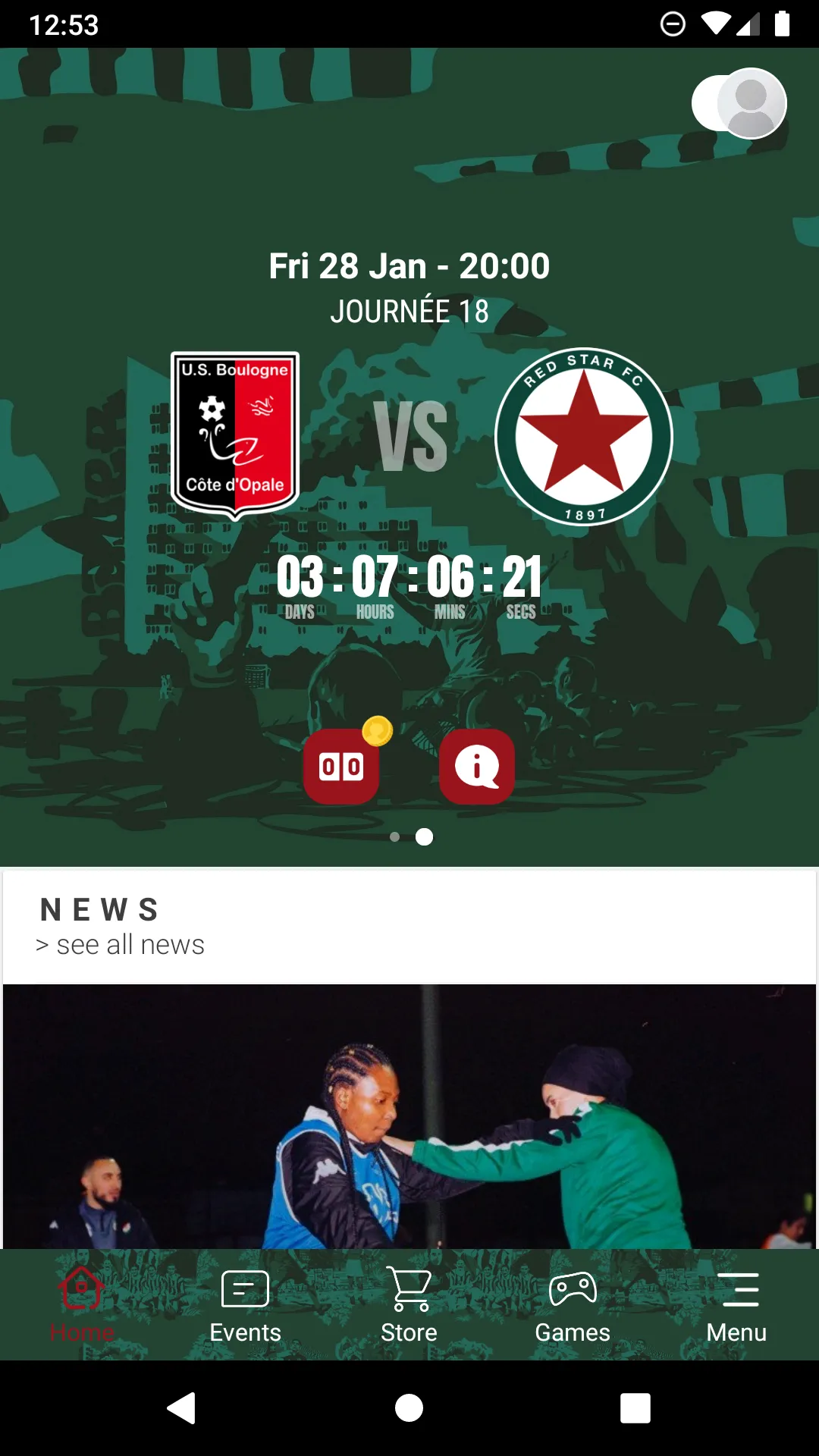 Red Star FC 1897 | Indus Appstore | Screenshot