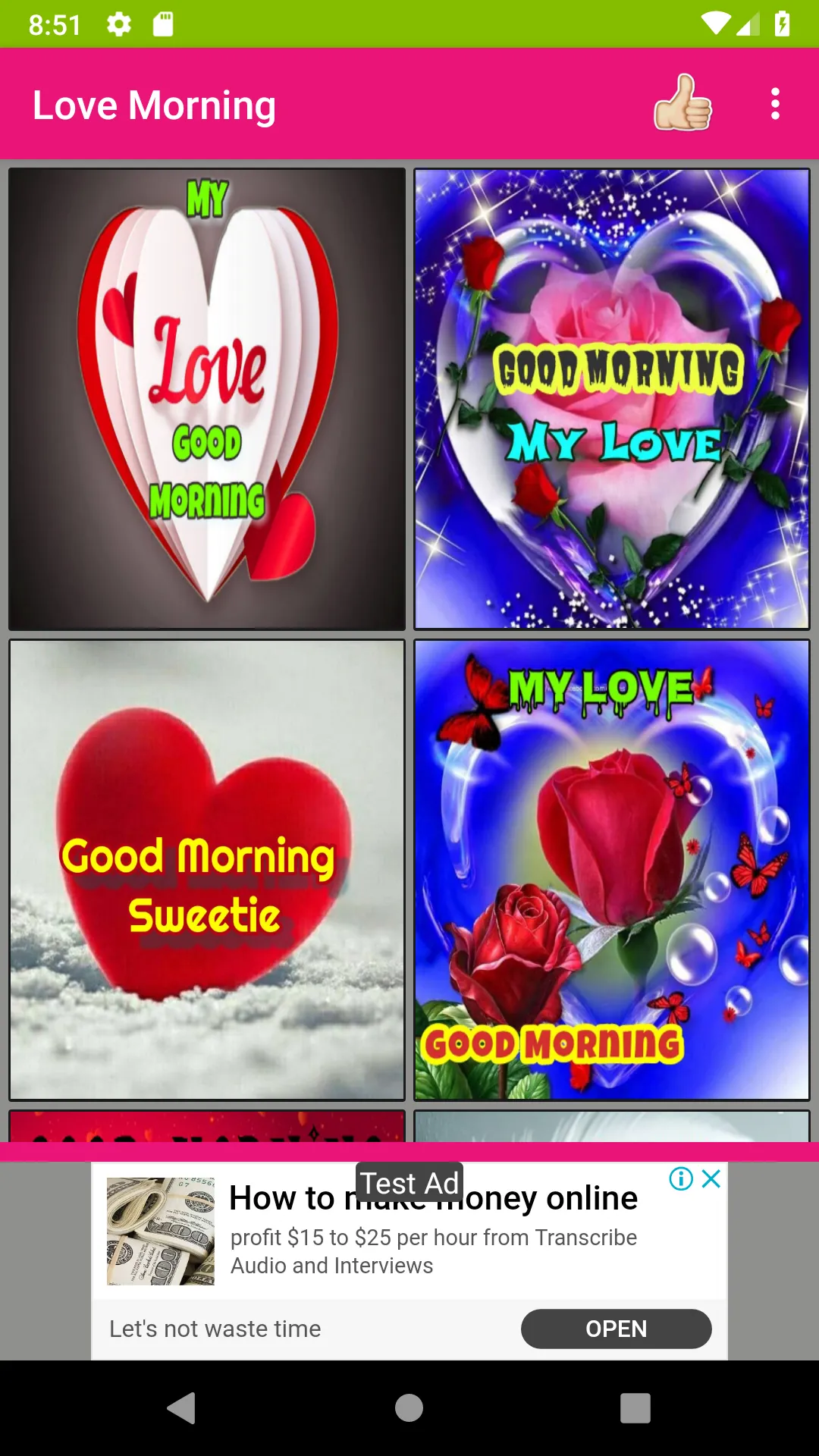 Good Morning Love Images | Indus Appstore | Screenshot