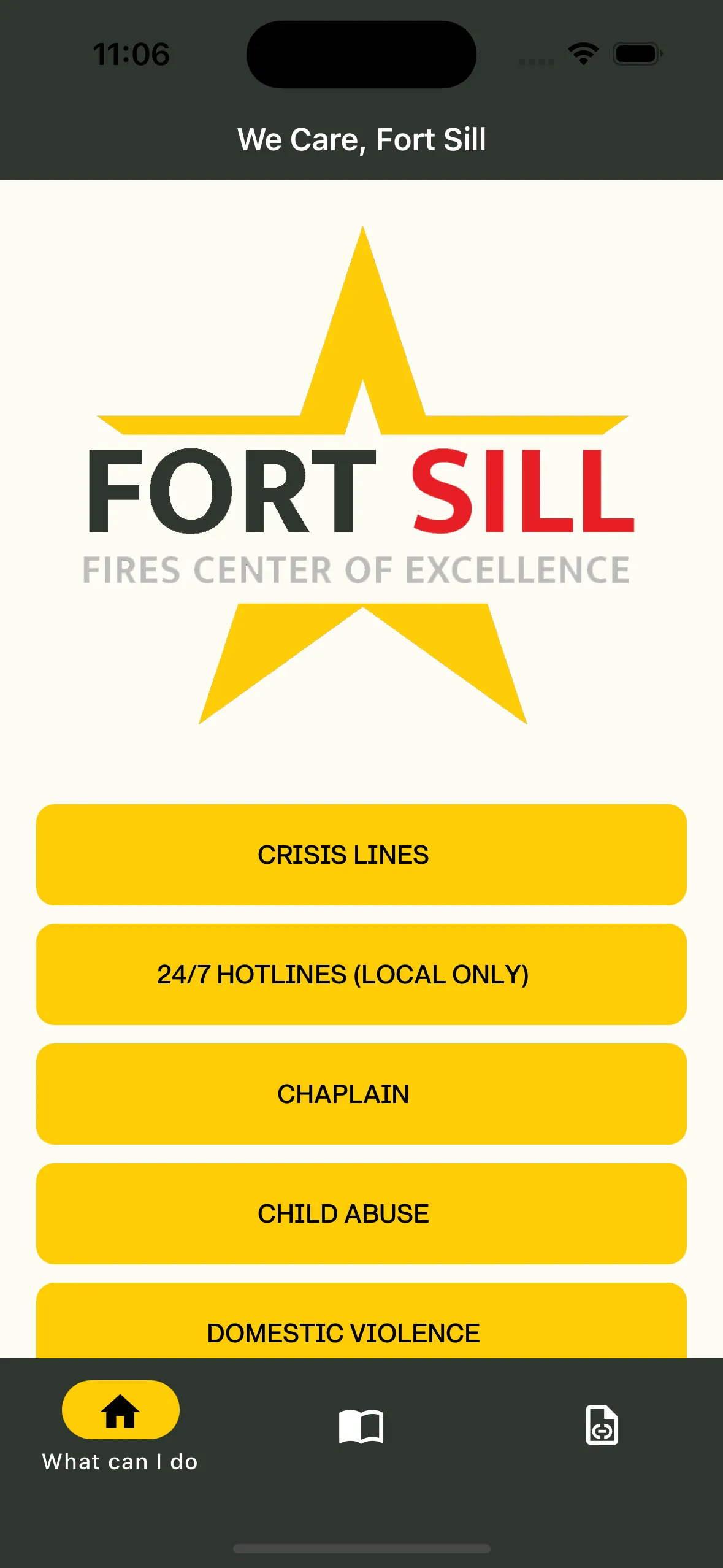 WeCare, Fort Sill | Indus Appstore | Screenshot