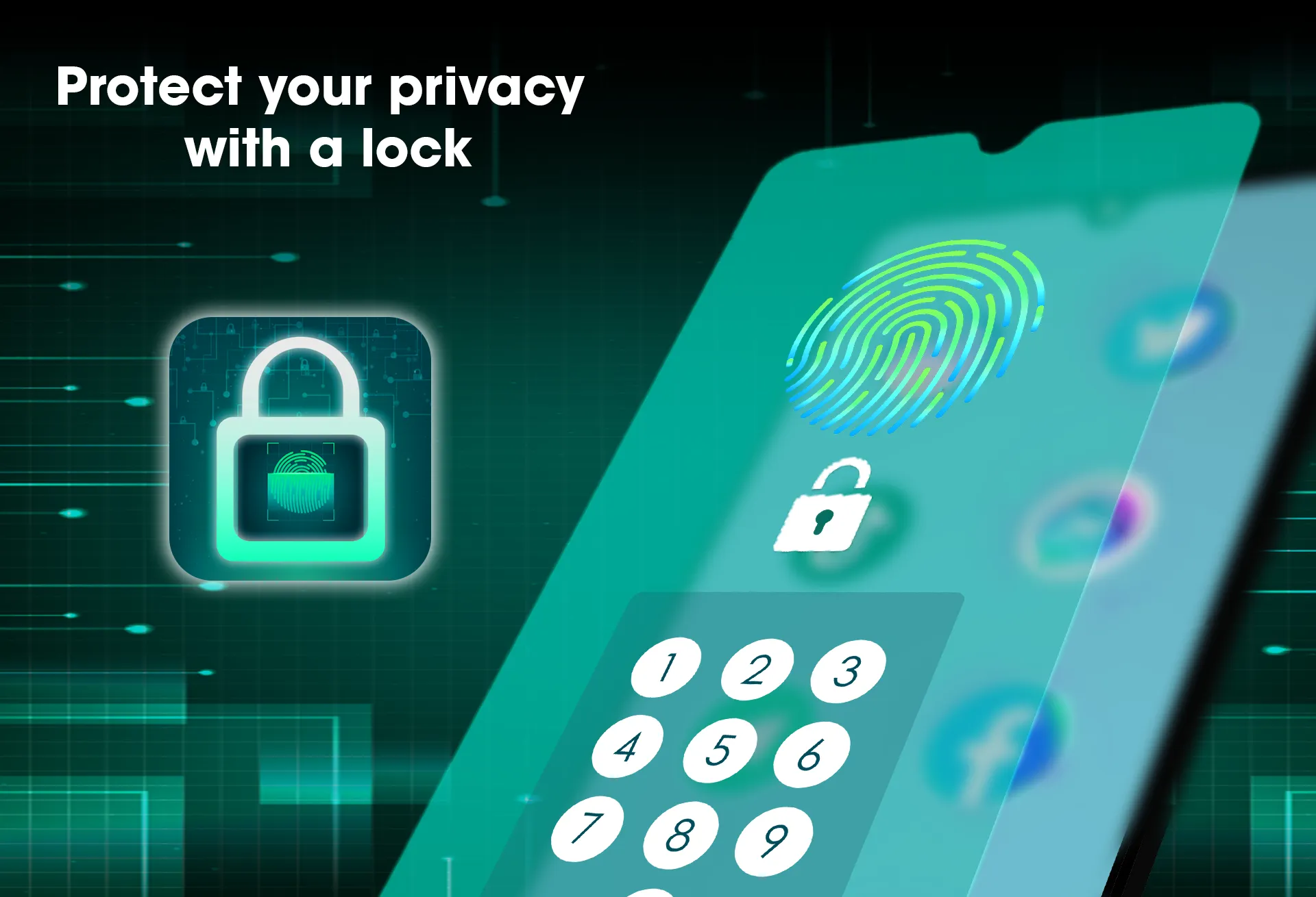 App Lock : Fingerprint & Pin | Indus Appstore | Screenshot