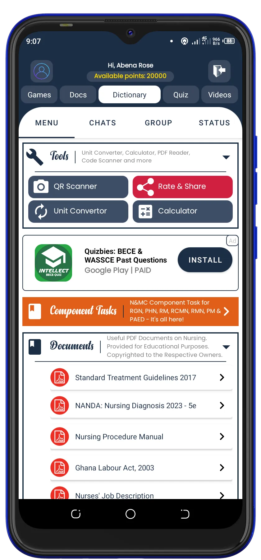 TellitNurse Pro with NMC MCQs | Indus Appstore | Screenshot