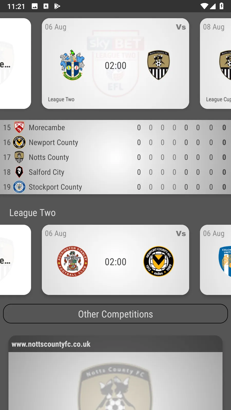 Notts County Fan App | Indus Appstore | Screenshot