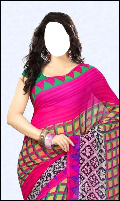 Women Saree Photo Suit | Indus Appstore | Screenshot