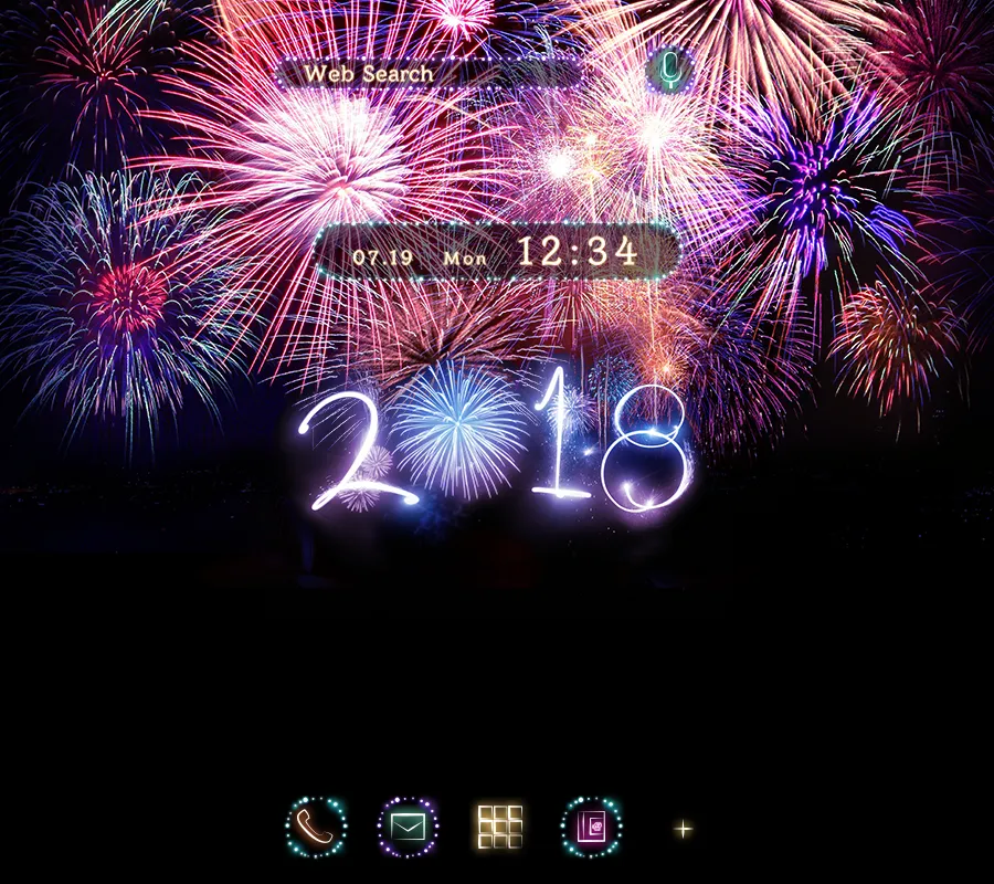 Happy NewYear 2018 Theme | Indus Appstore | Screenshot