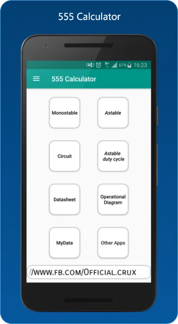 555 Calculator : monostable ,  | Indus Appstore | Screenshot