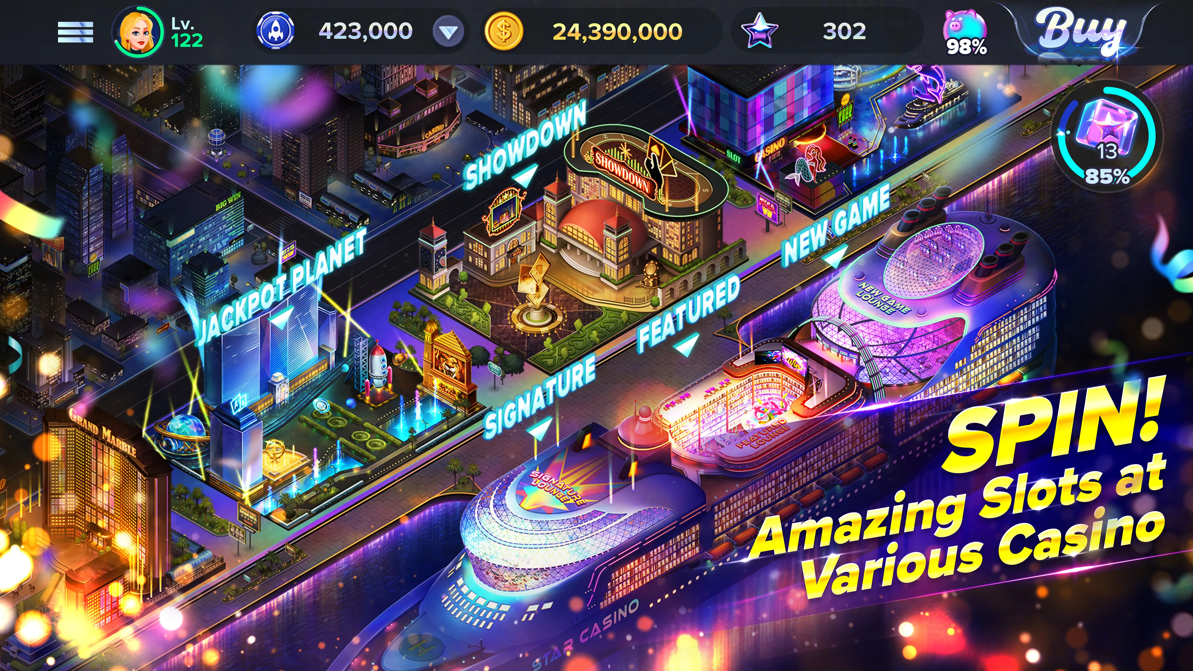 Pebble City - Casino Slots | Indus Appstore | Screenshot
