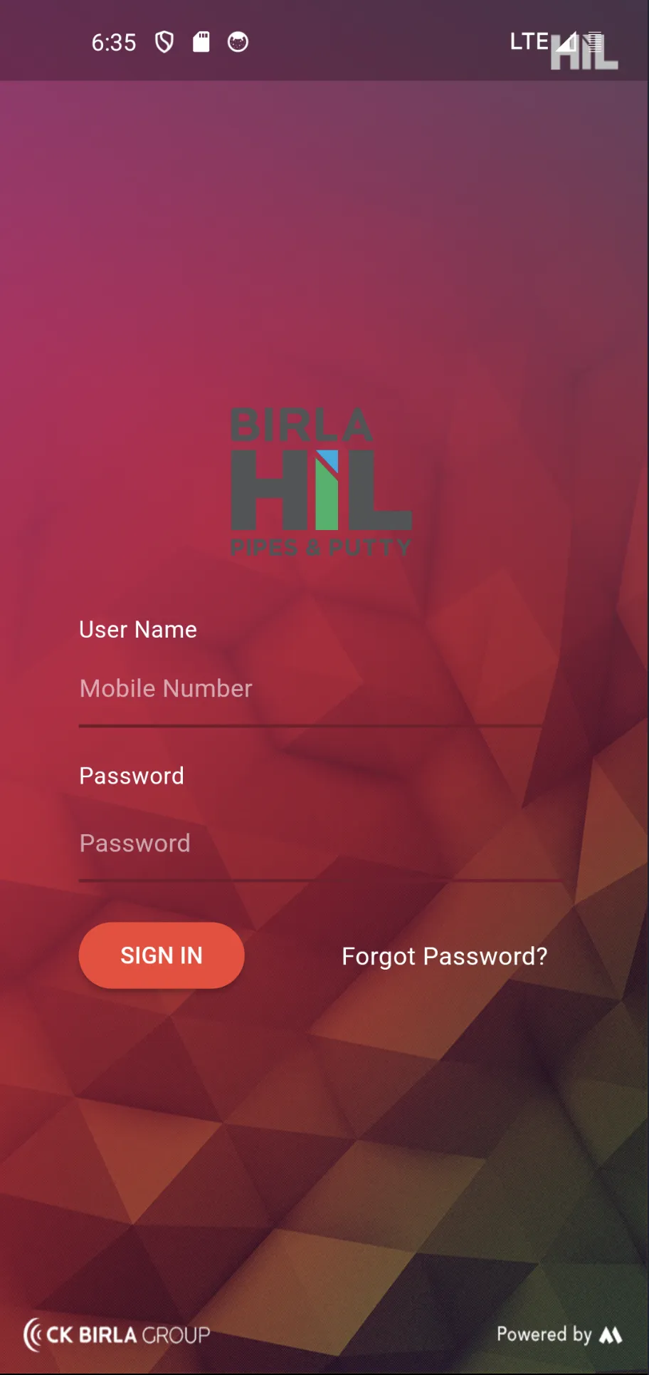 Birla HIL Loyalty Program | Indus Appstore | Screenshot