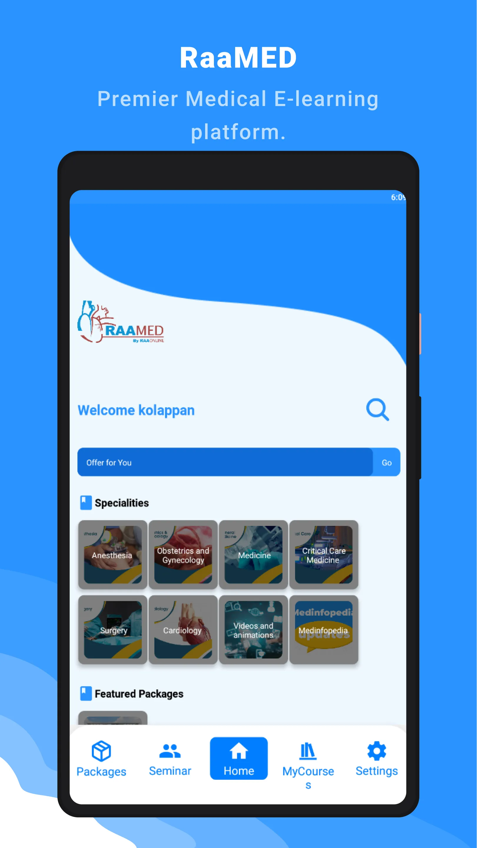 RAAmed - Medical e-Learning | Indus Appstore | Screenshot