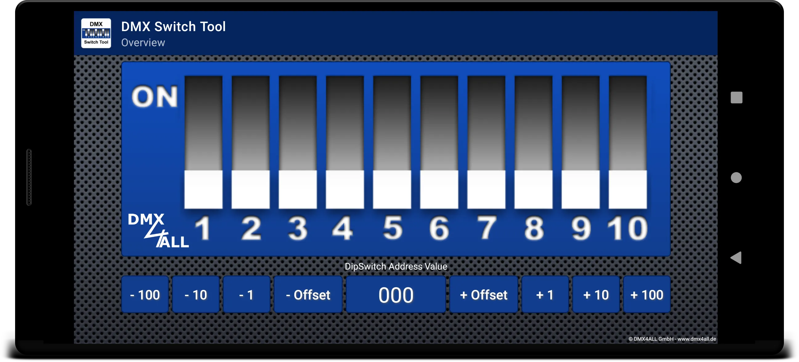 DMX Switch Tool | Indus Appstore | Screenshot