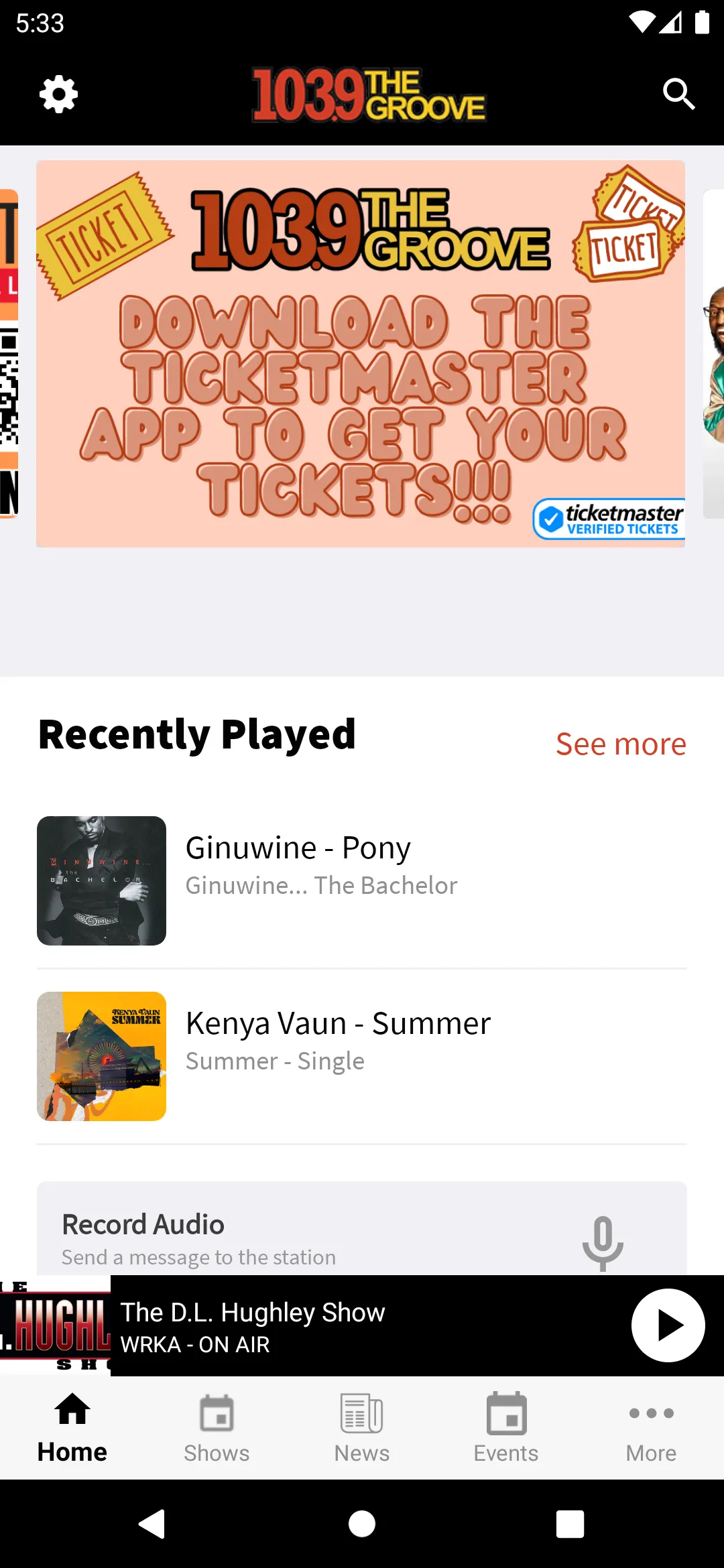 103.9 The Groove | Indus Appstore | Screenshot