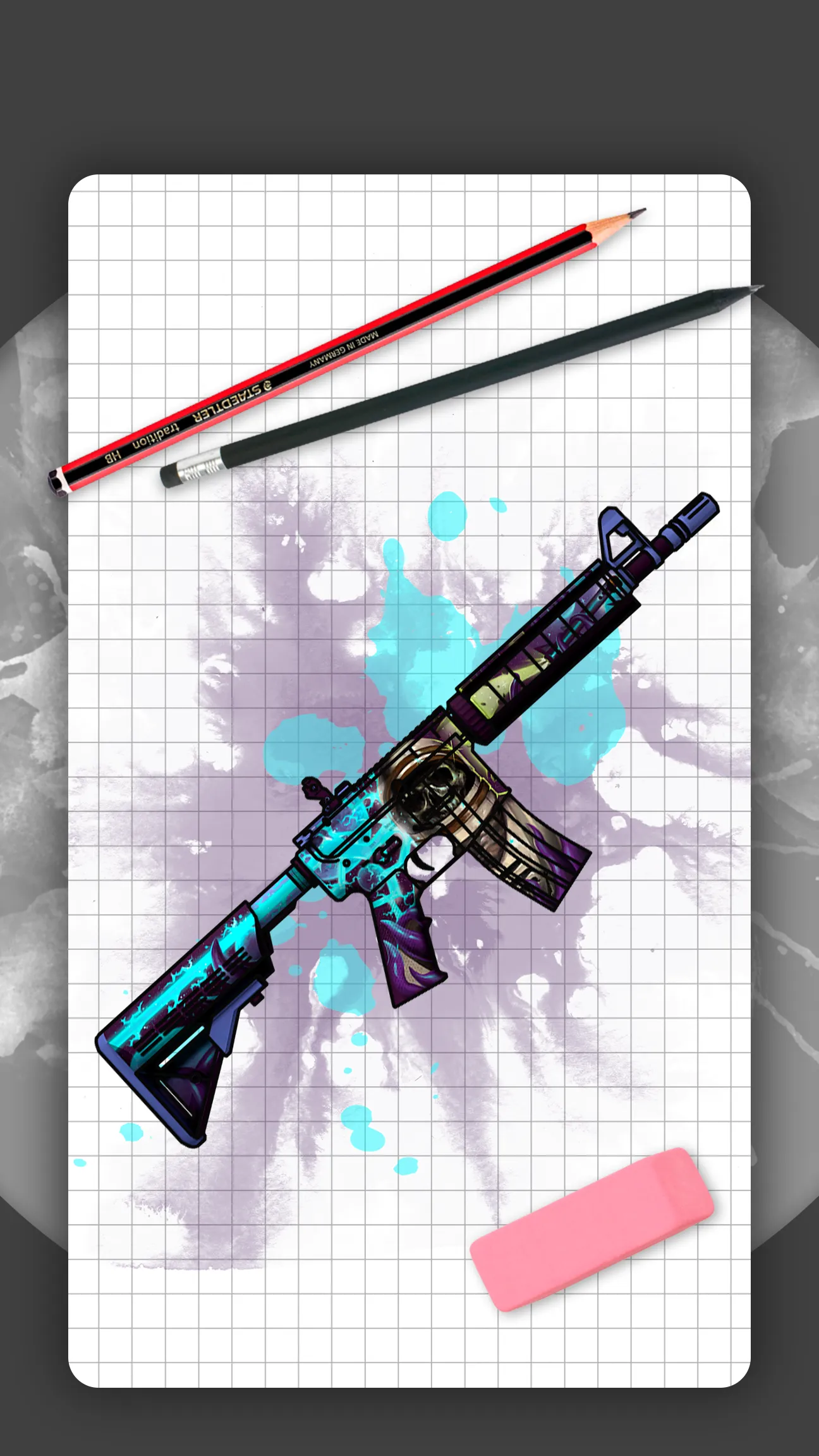 How to draw weapons. Skins | Indus Appstore | Screenshot