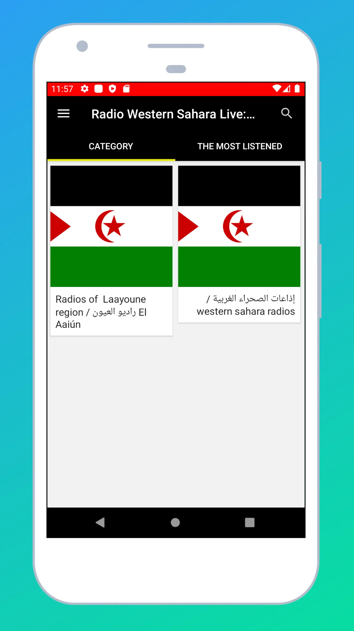 Radio Western Sahara FM and AM | Indus Appstore | Screenshot