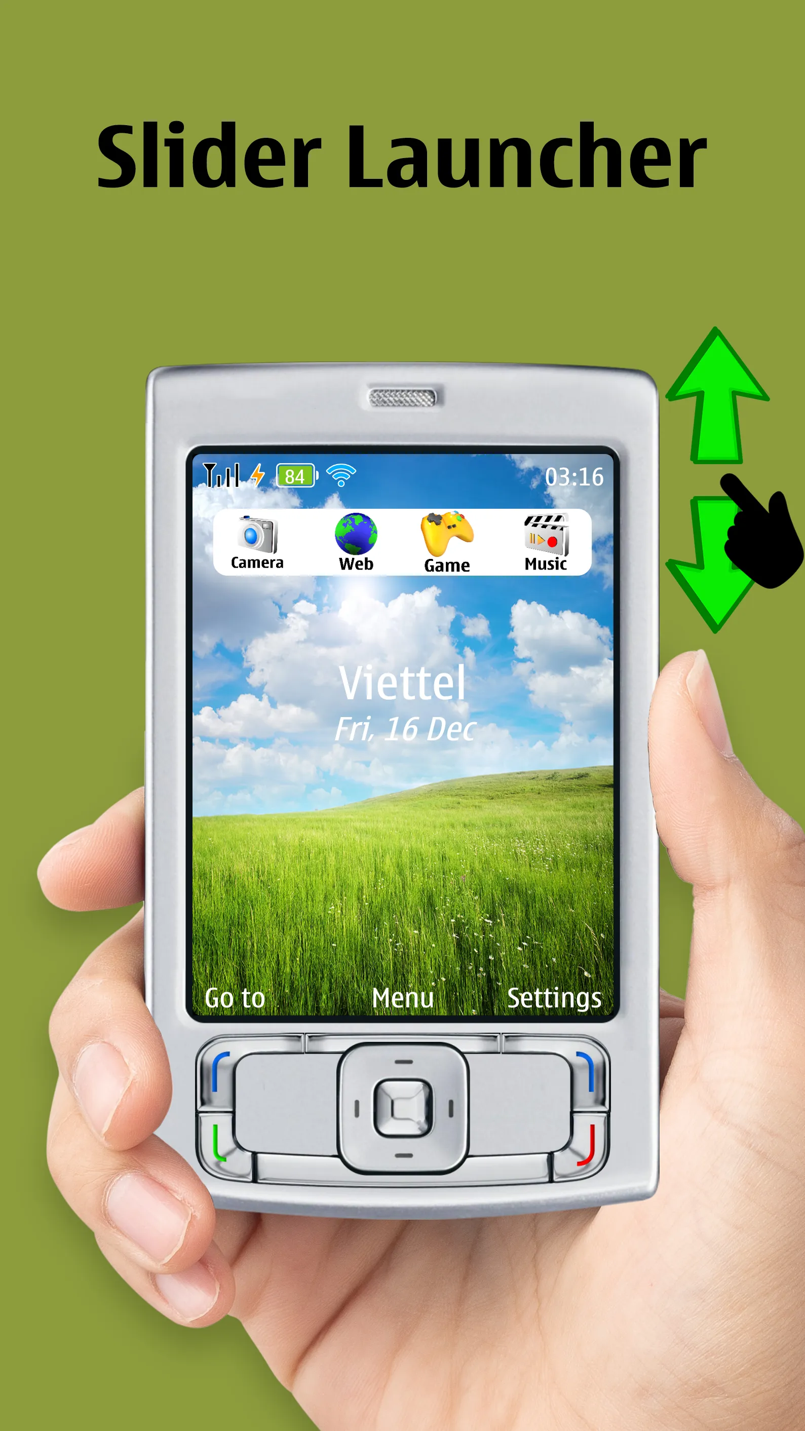 Nokia N95 Style Launcher | Indus Appstore | Screenshot