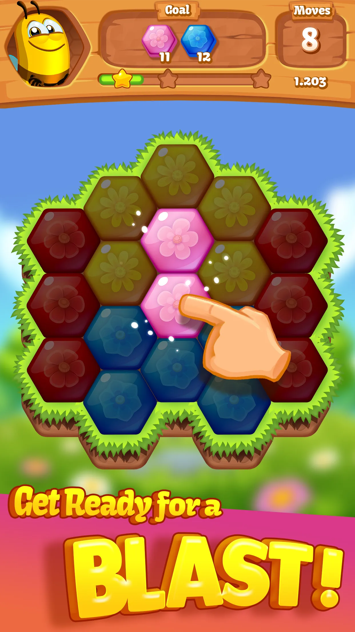 Bee Brilliant Blast | Indus Appstore | Screenshot