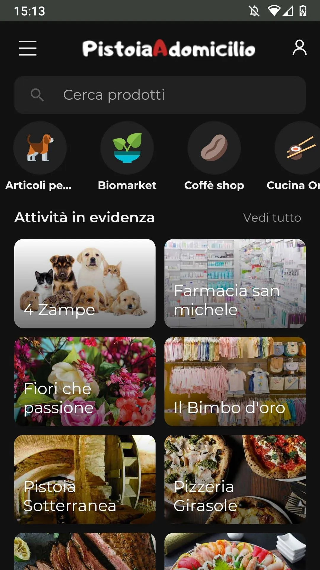 Pistoia a Domicilio | Indus Appstore | Screenshot