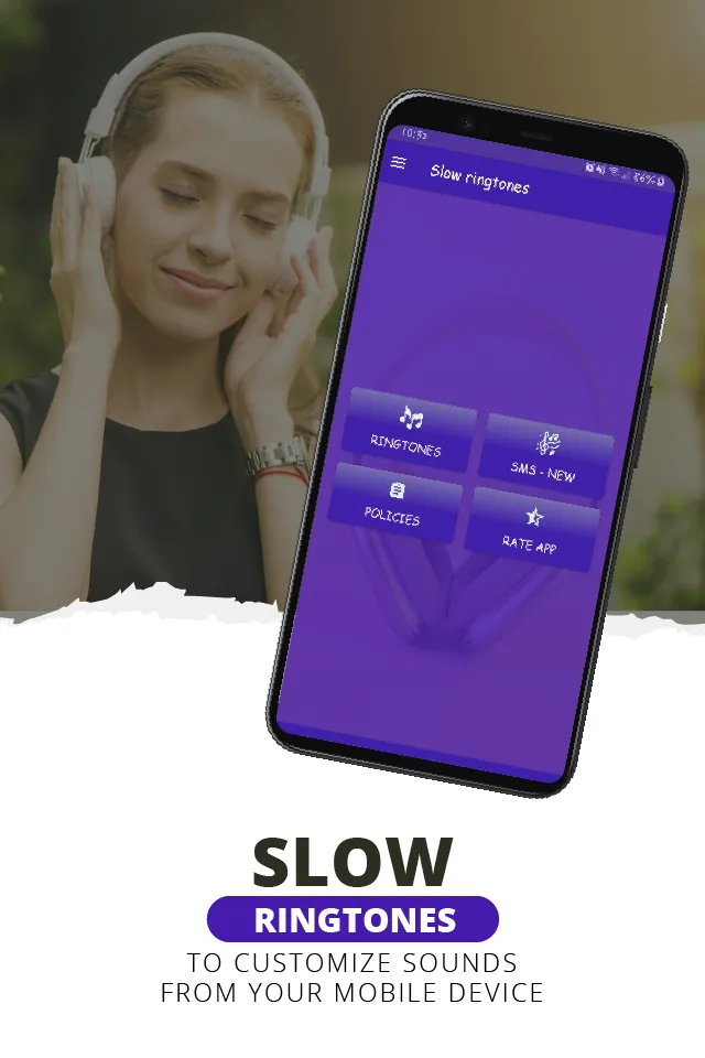 Slow ringtones, slow sounds | Indus Appstore | Screenshot