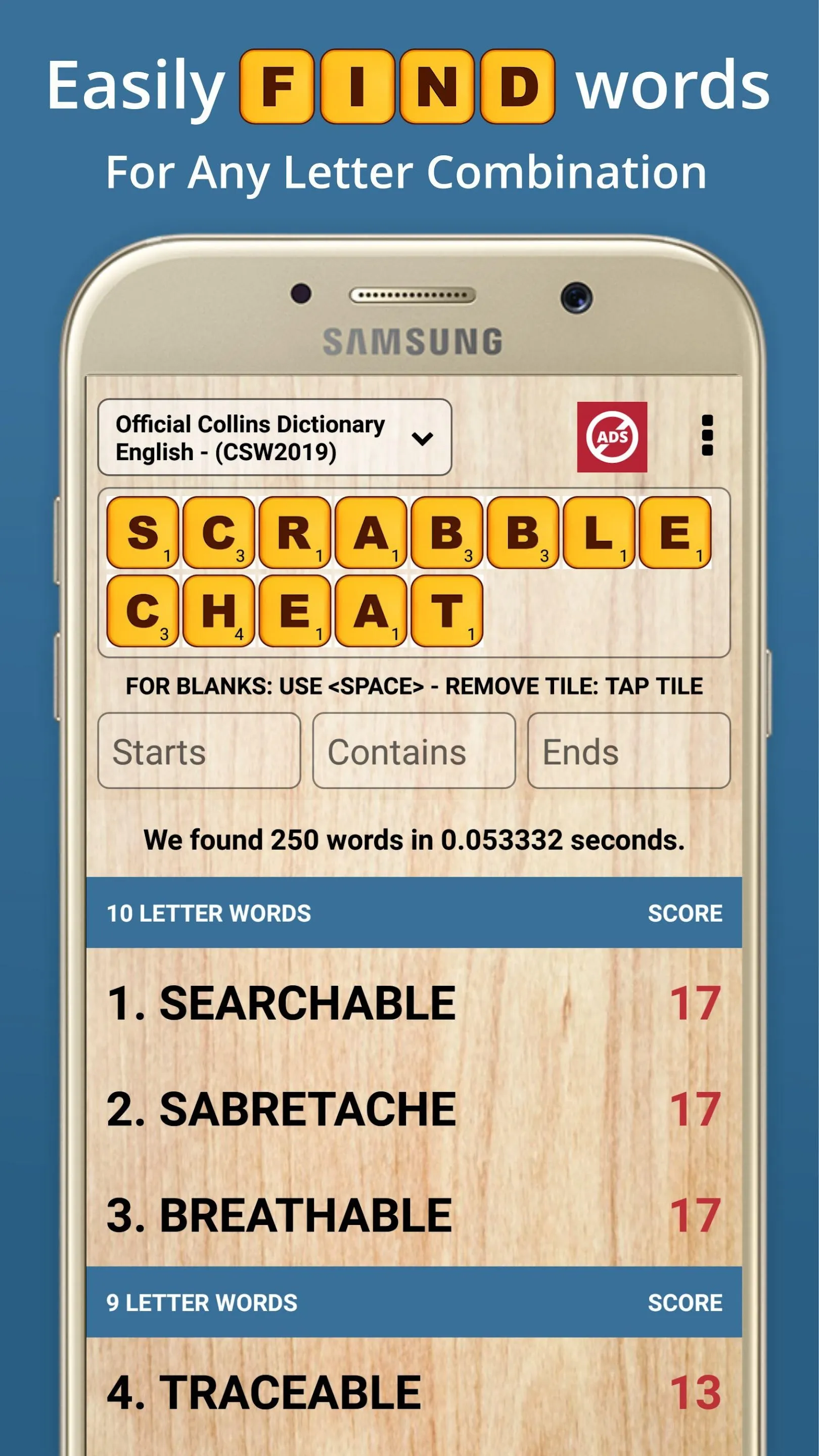 Scrabble & WWF Word Checker | Indus Appstore | Screenshot