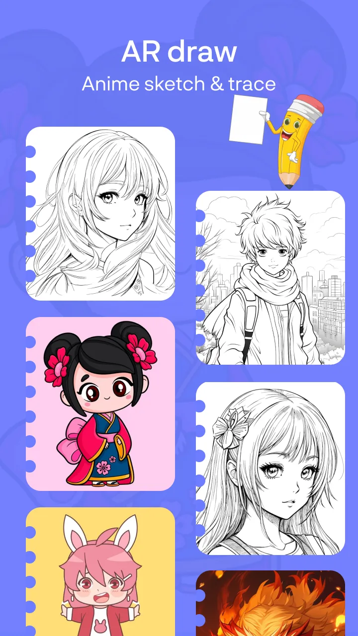 Draw Anime Sketch | Indus Appstore | Screenshot