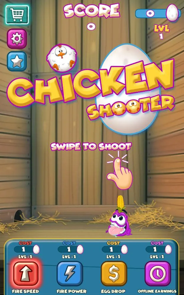 Chicken Shooter 2D | Indus Appstore | Screenshot