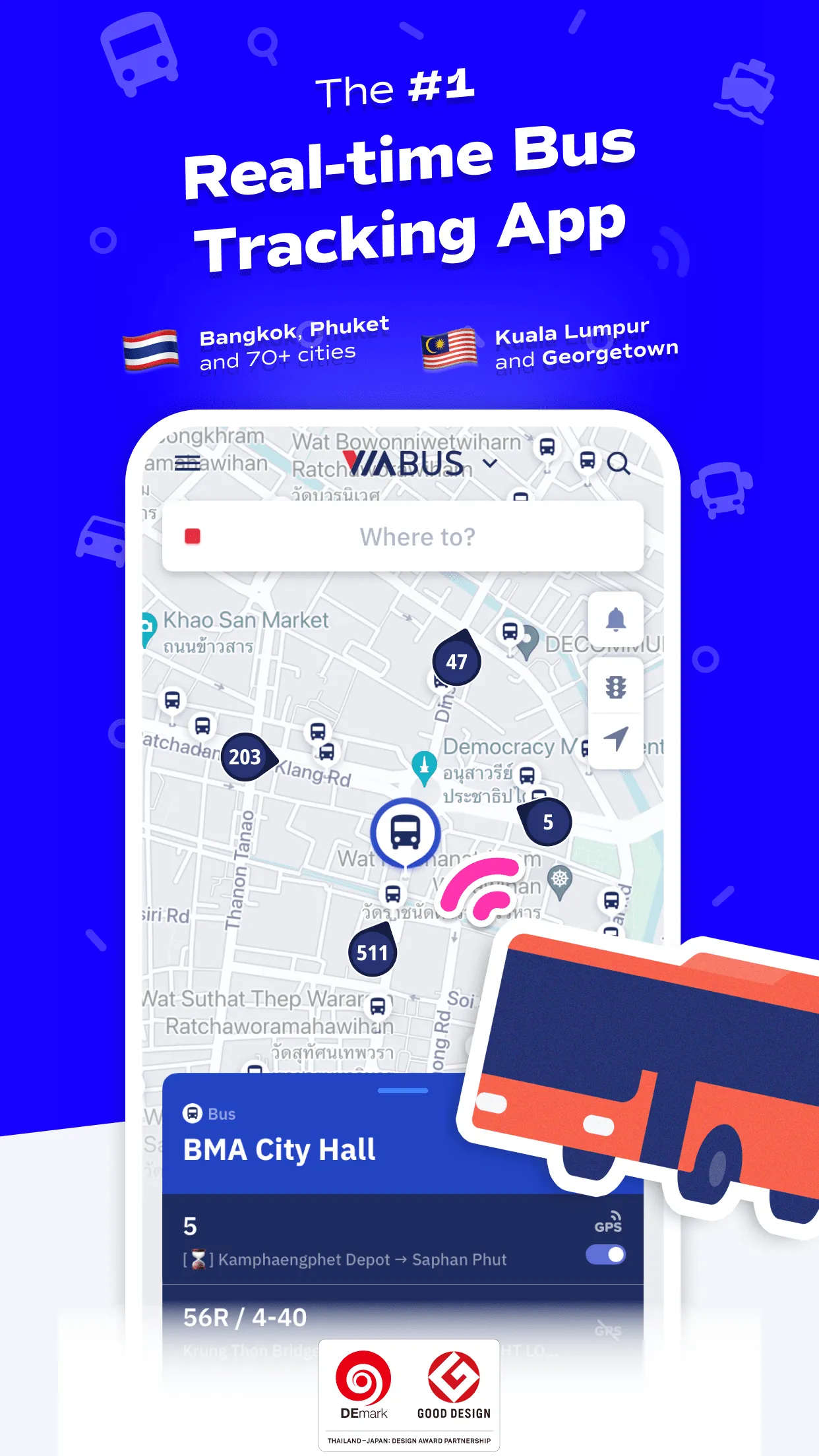 ViaBus – Live Transit & Map | Indus Appstore | Screenshot