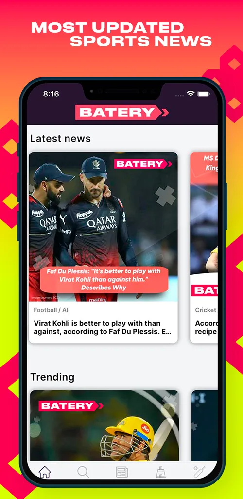 Batery Scores | Indus Appstore | Screenshot