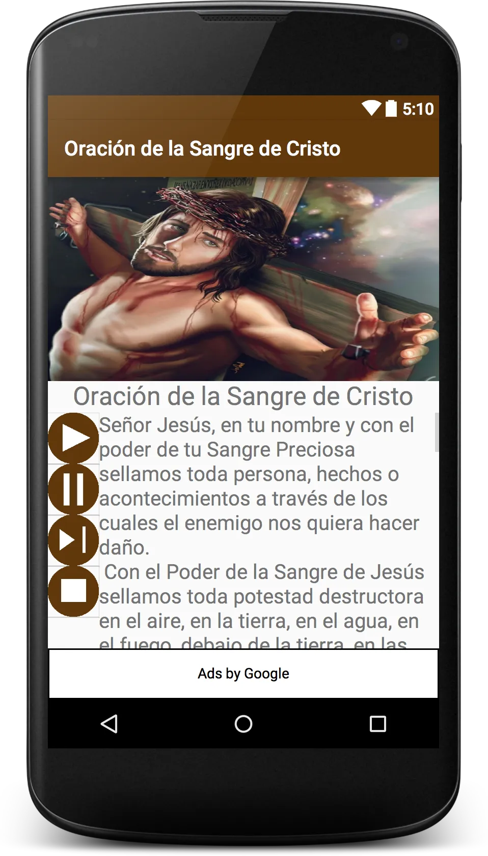 Oración de la Sangre de Cristo | Indus Appstore | Screenshot