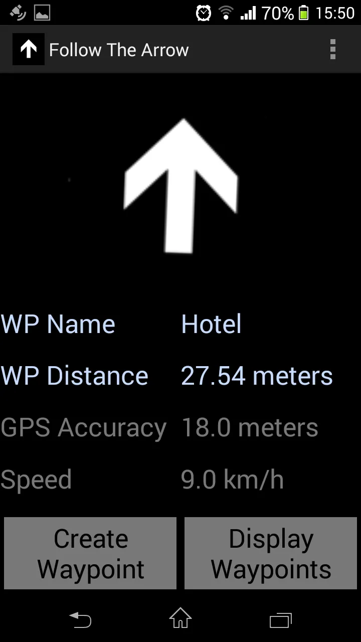 Arrow GPS Navigation Waypoints | Indus Appstore | Screenshot