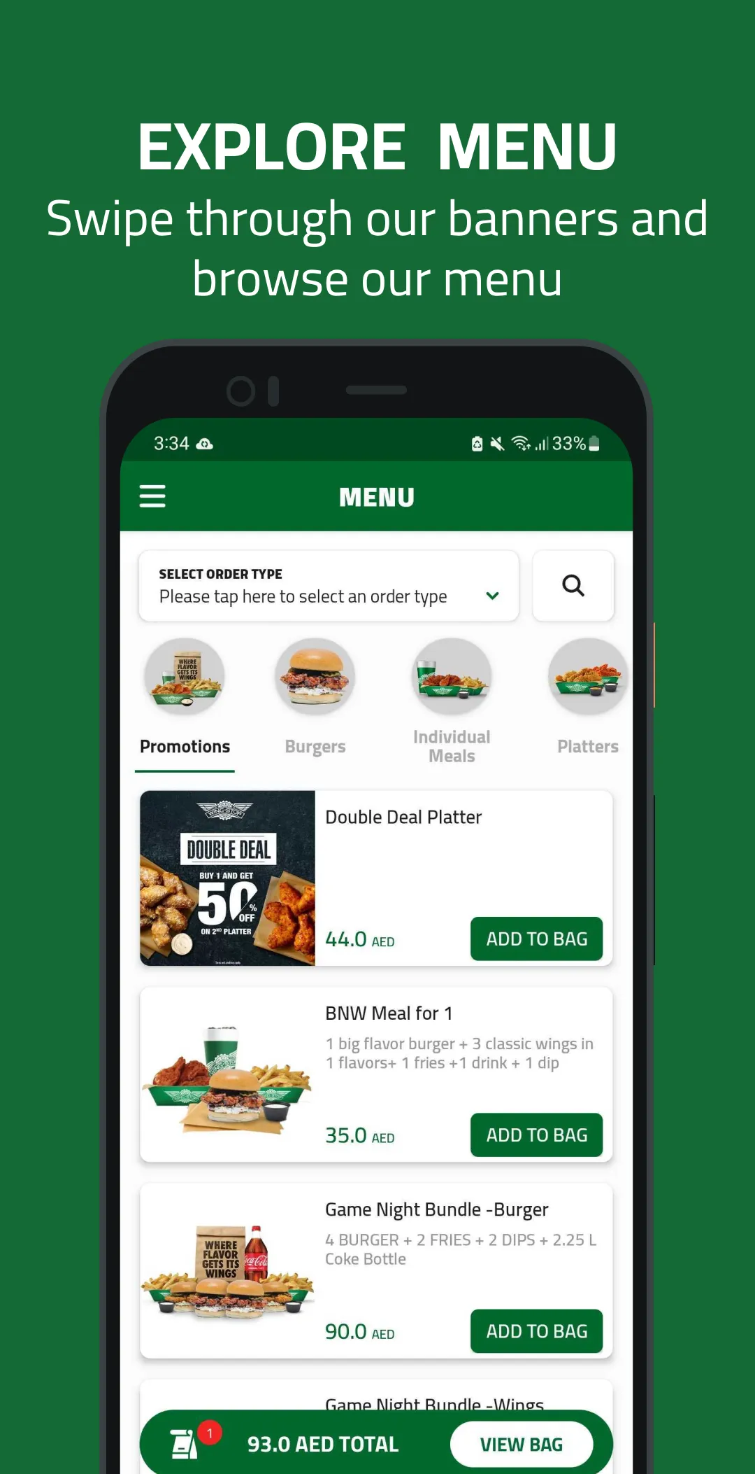 wingstopUAE | Indus Appstore | Screenshot