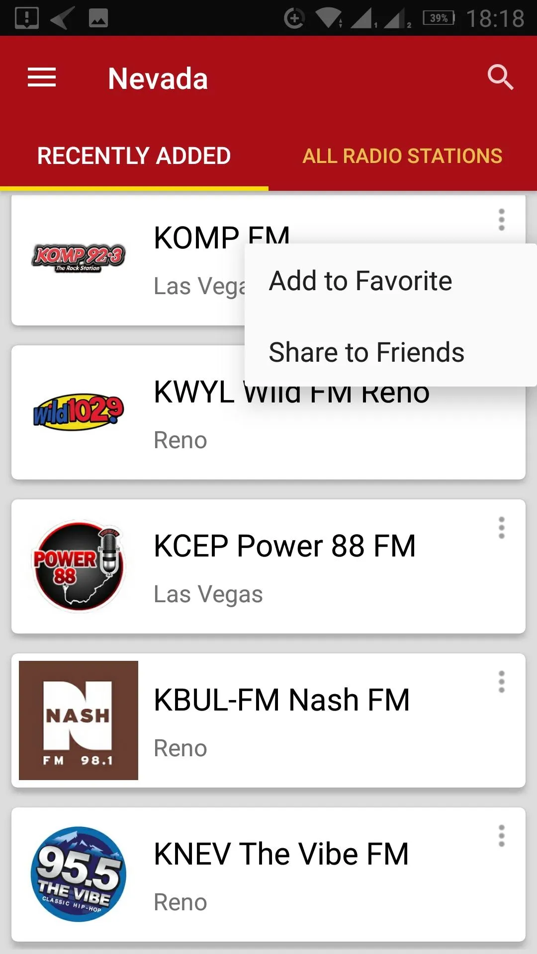 Nevada Radio Stations - USA | Indus Appstore | Screenshot