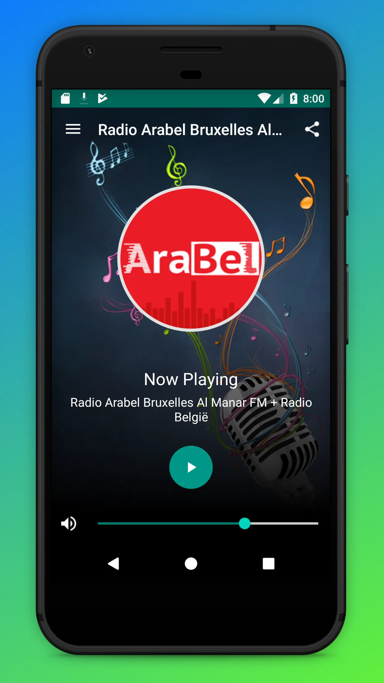 Radio Arabel Bruxelles België | Indus Appstore | Screenshot