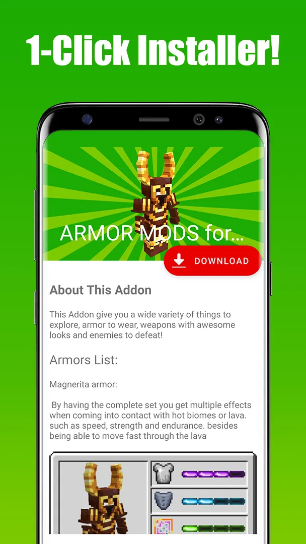 ARMOR MODS for Minecraft | Indus Appstore | Screenshot