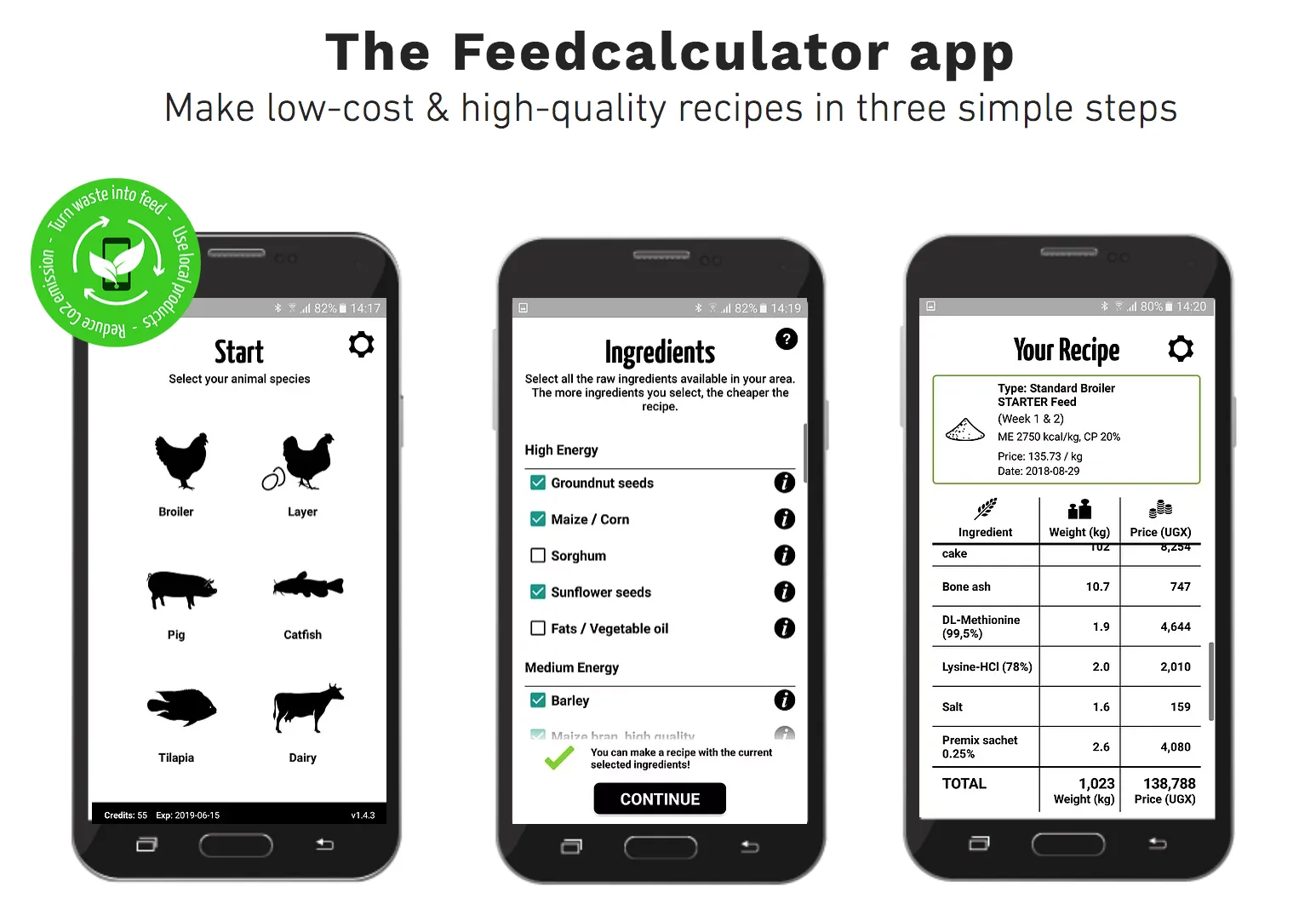 Feed Calculator for livestock | Indus Appstore | Screenshot