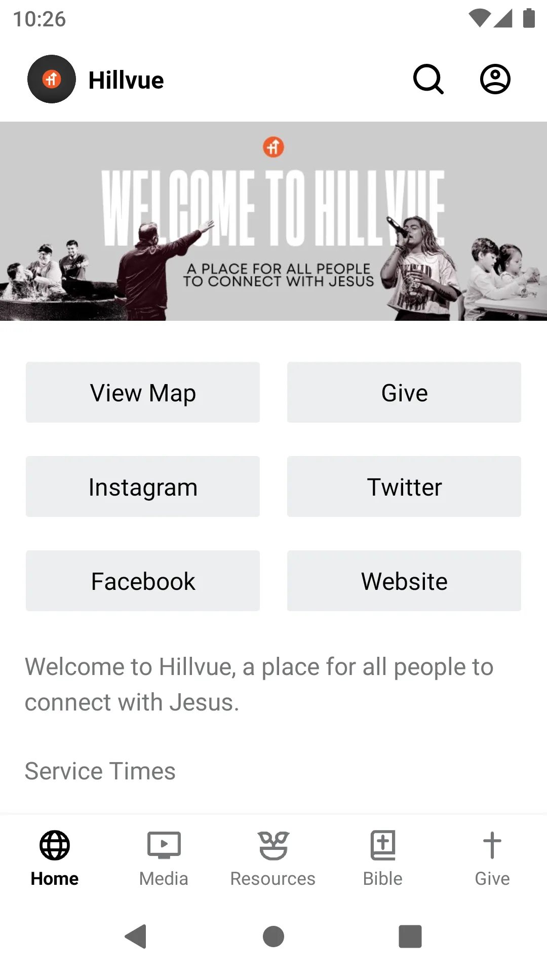 Hillvue Heights Church | Indus Appstore | Screenshot