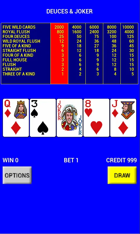 Video Poker | Indus Appstore | Screenshot