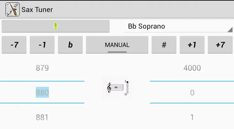 Sax Tuner Demo | Indus Appstore | Screenshot