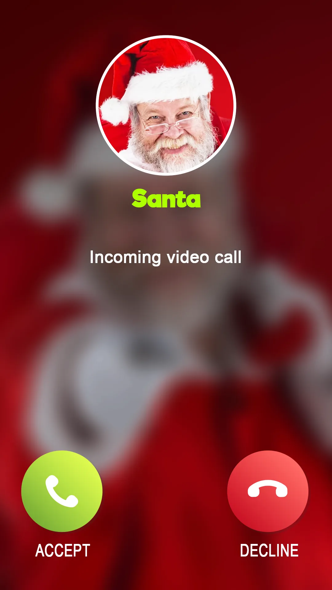 Santa Troll Call: Fake Video | Indus Appstore | Screenshot